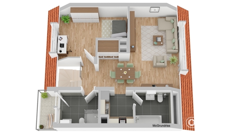 Grundriss Dachgeschoss