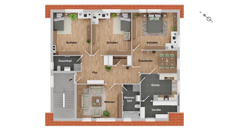 Grundriss DG Wohneinheit