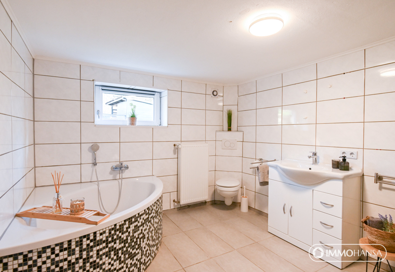 Badezimmer im Souterrain