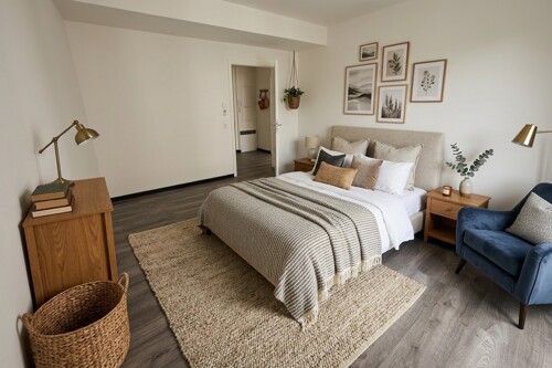 Schlafzimmer (Möblierungsbeispiel)