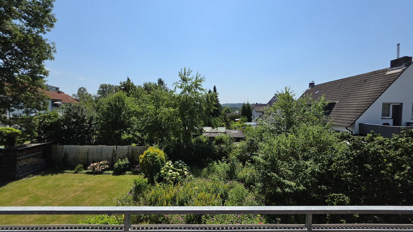 Ausblick vom Balkon