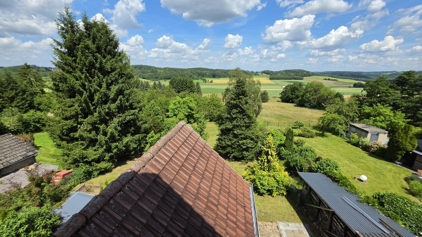 Aussicht vom Spitzboden