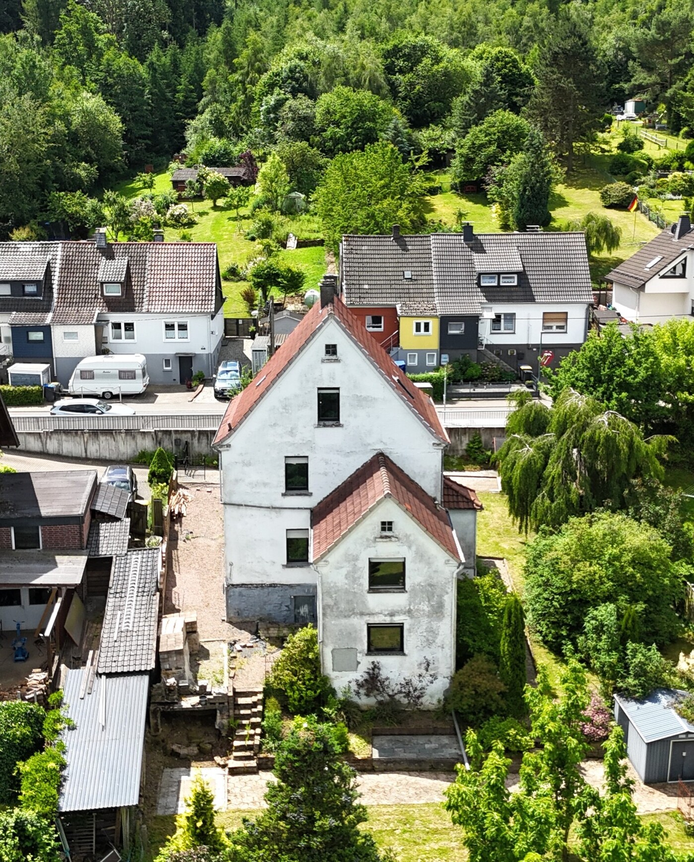 Luftaufnahme Gartenseite