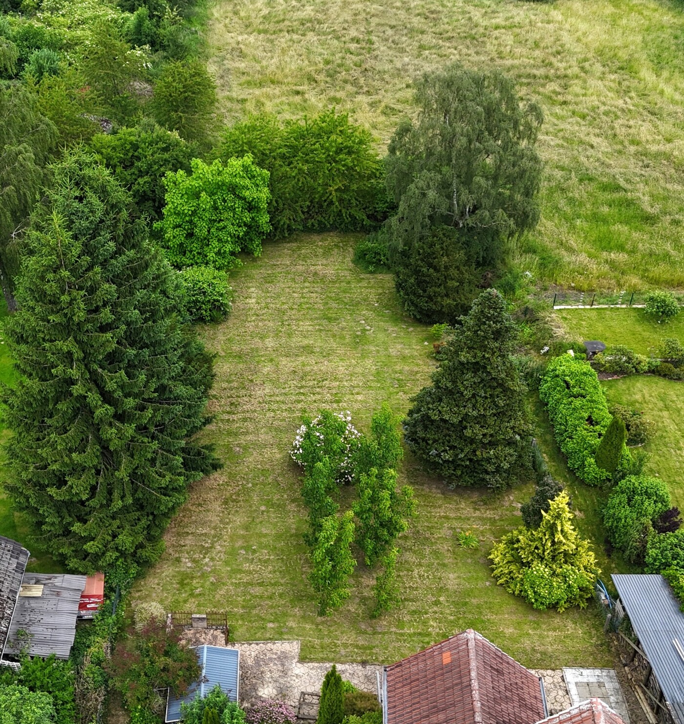 Luftaufnahme Garten gesamt