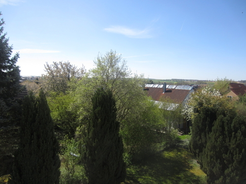 Blick vom Balkon