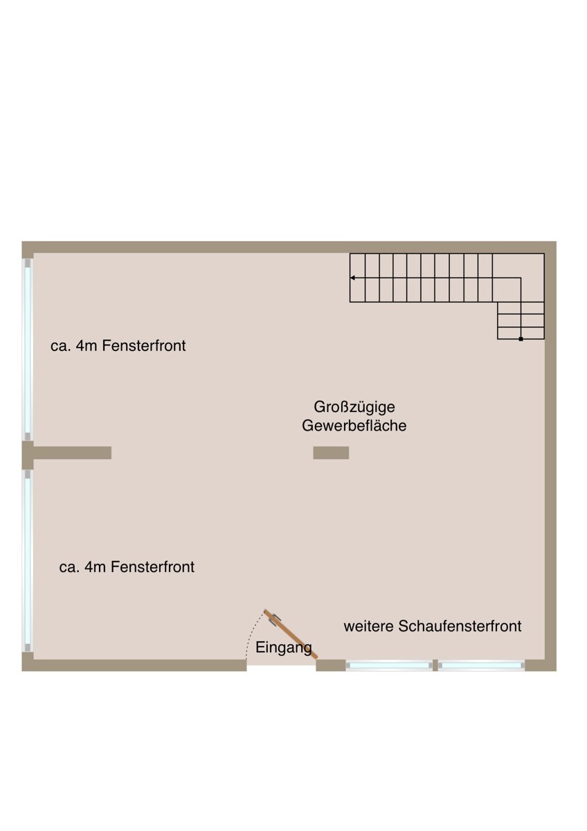 Grundriss Ladengeschäft