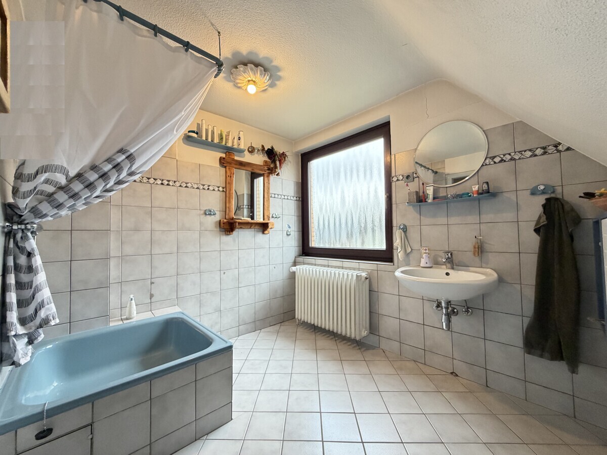 Duschbad von guter Größe