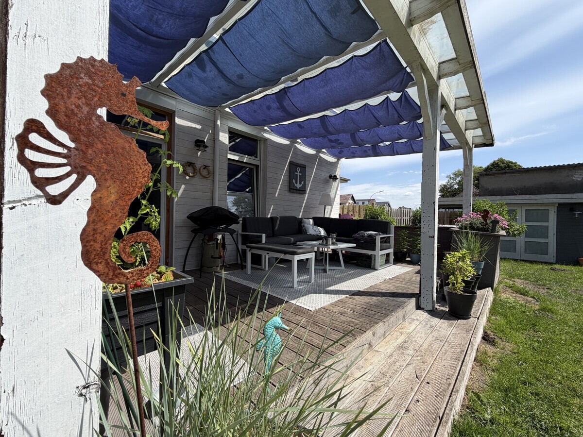 Sonnige Terrasse