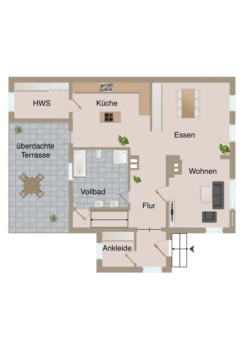 Grundriss Erdgeschoss