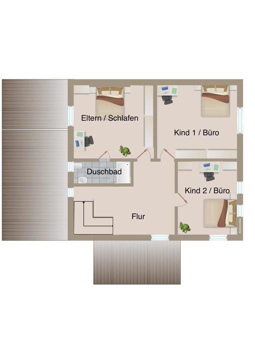 Grundriss Dachgeschoss