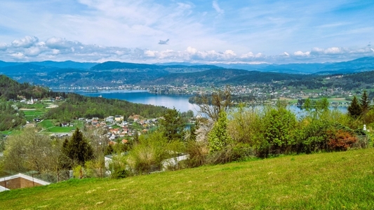 Blick vom Baugrund