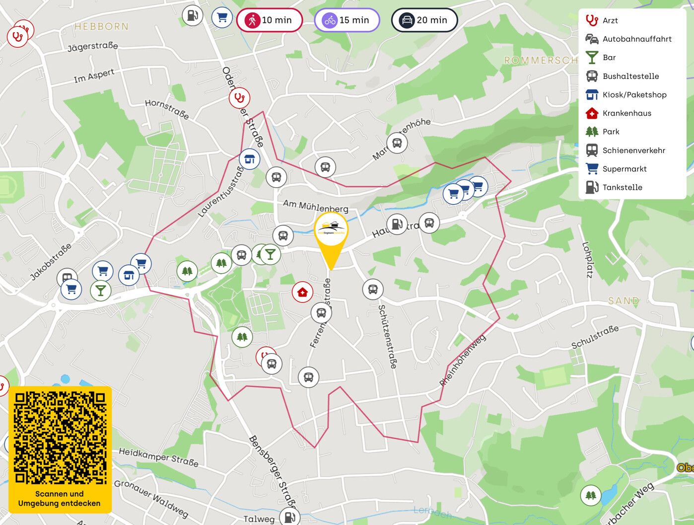 Interaktiver Lageplan