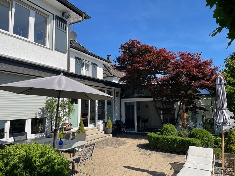 Terrasse im Sommer