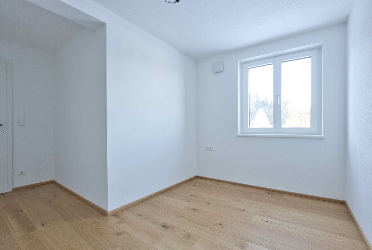 Schlafzimmer, Wohnung nahe Attersee