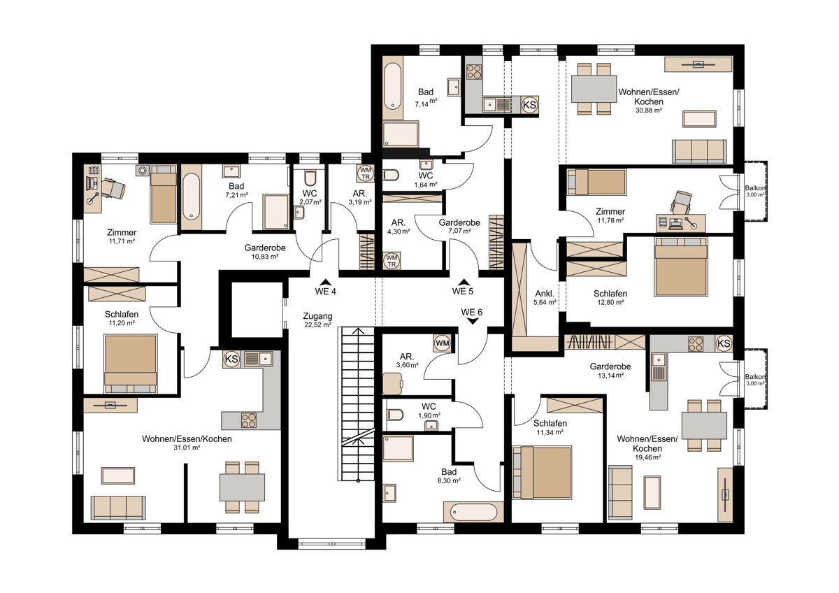 Grundriss 1. OG 