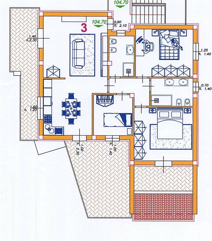 APPARTAMENTO NUOVO CON FINITURE DI PREGIO