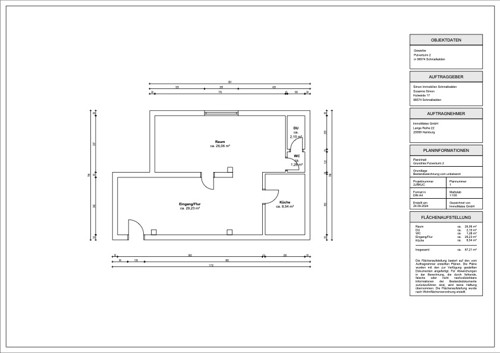 Pulverturm 2 SM - Gewerbe - Etage 1, Ansicht 1, Schnitt 1 - 2JRKUC