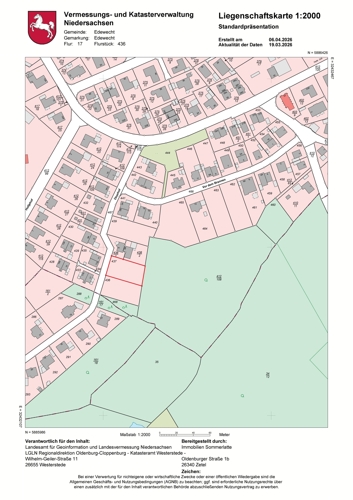 Flurkarte -Deyehof Nr. 8-