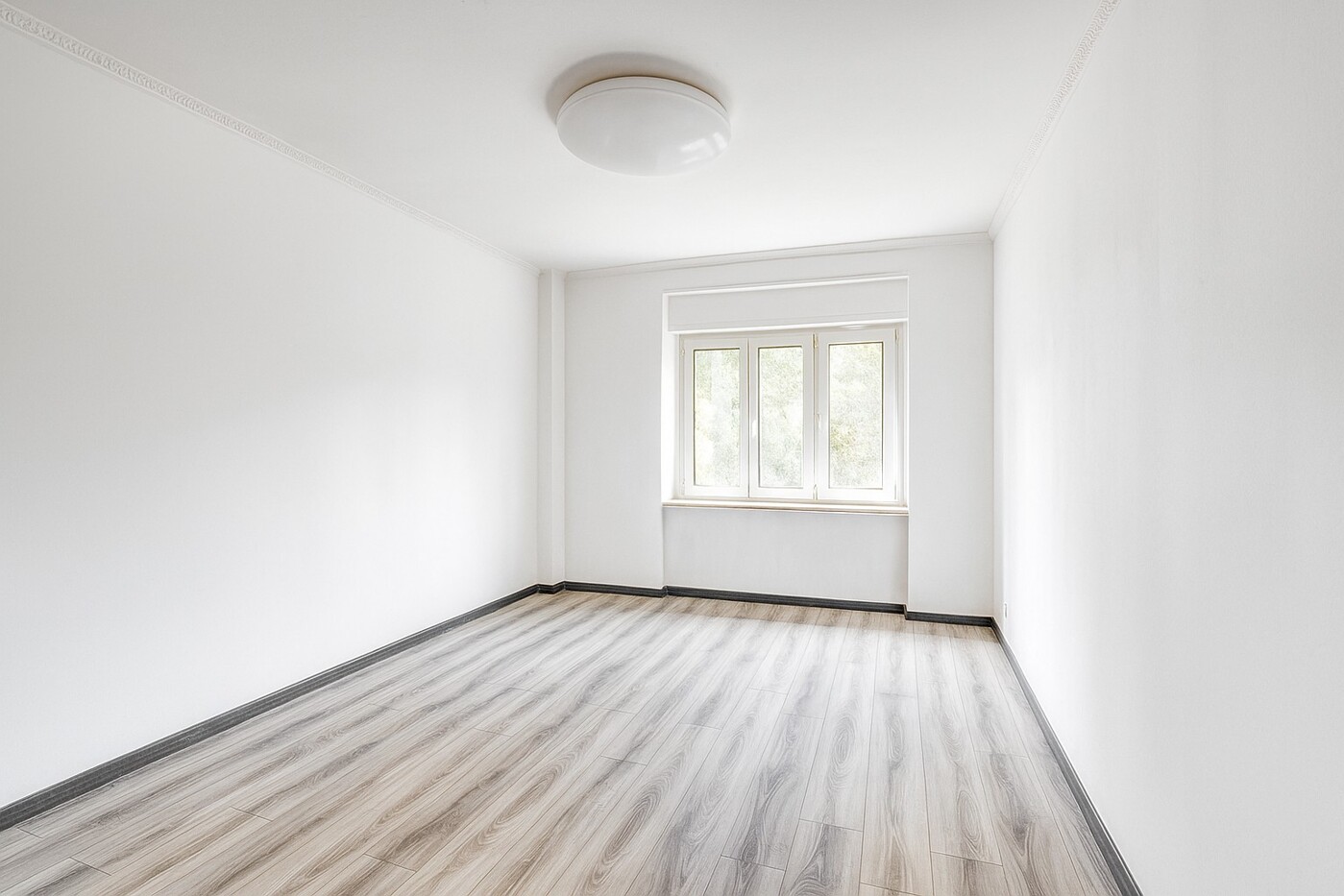 Wohnzimmer leer visualisiert