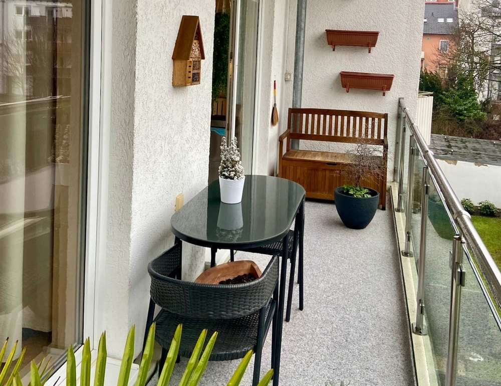 Balkon zum Garten