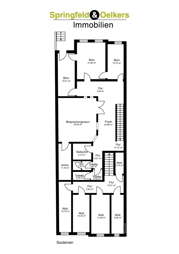 Grundriss Souterrain