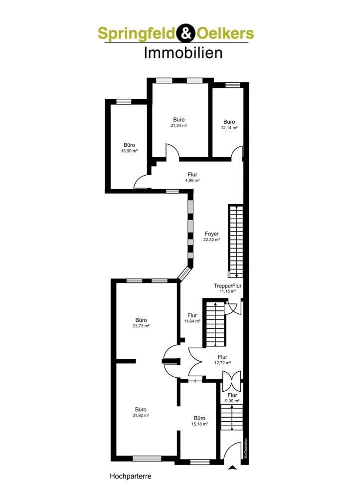 Grundriss Hochparterre