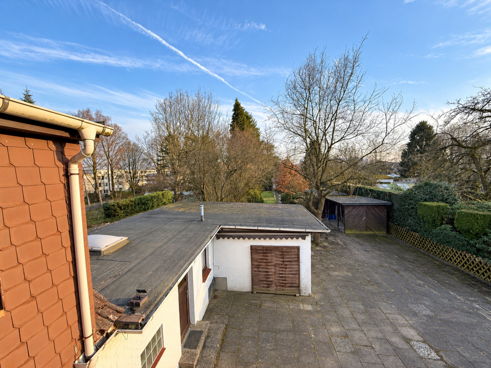 Blick vom Balkon