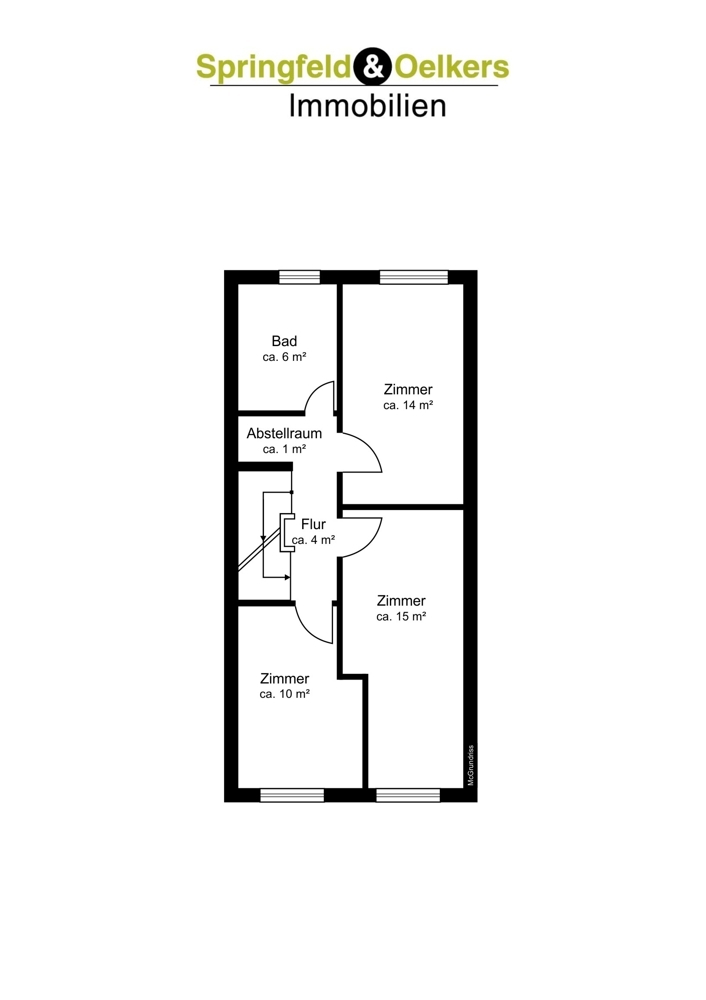 Grundriss Obergeschoss