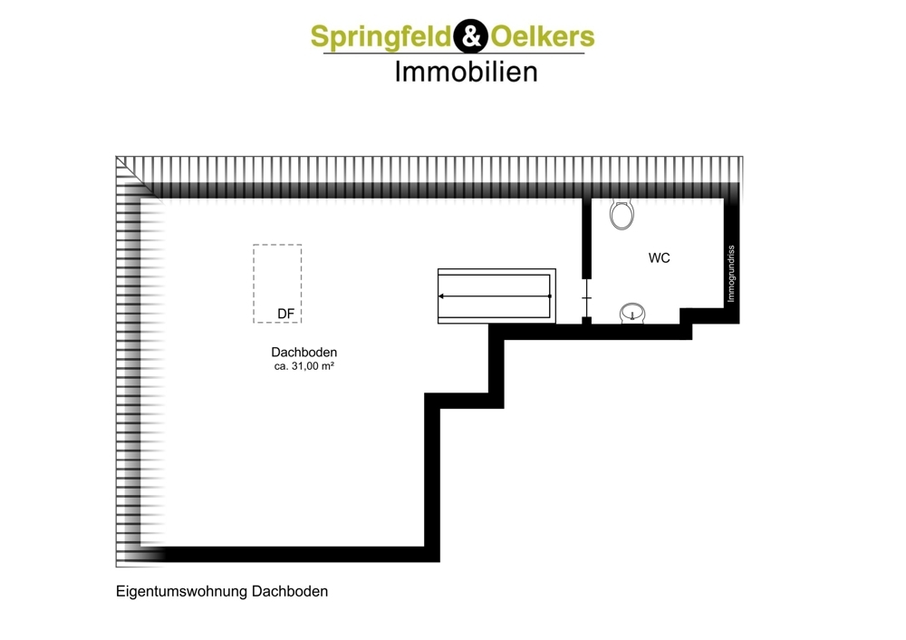 Grundriss wohnliches Dachgeschoss