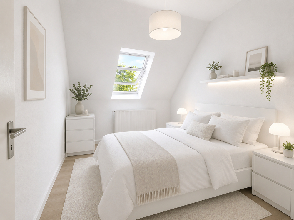 Modernisierungsbeispiel - Schlafzimmer