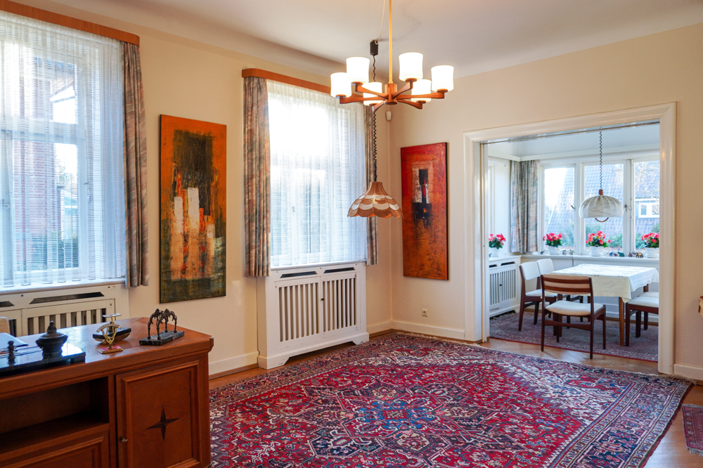 Esszimmer mit Veranda