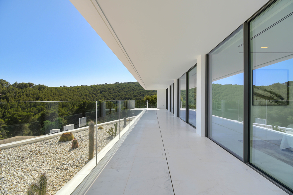 Terrasse mit Bergblick