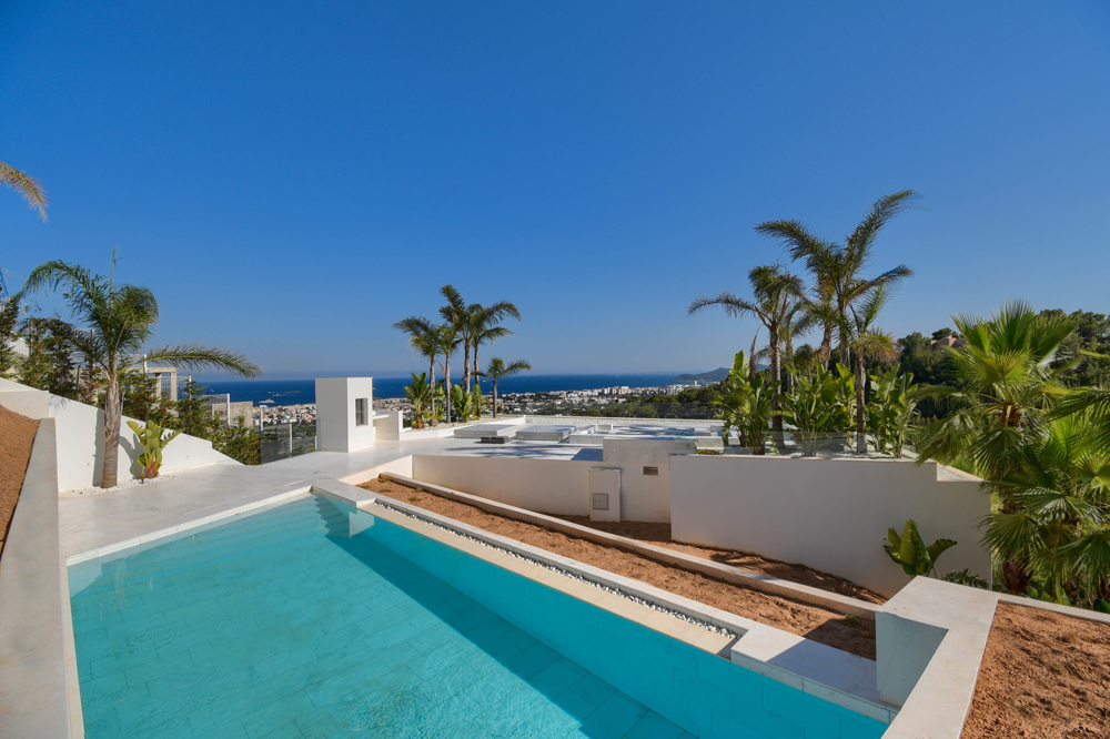 Aussicht vom Pool der Villa