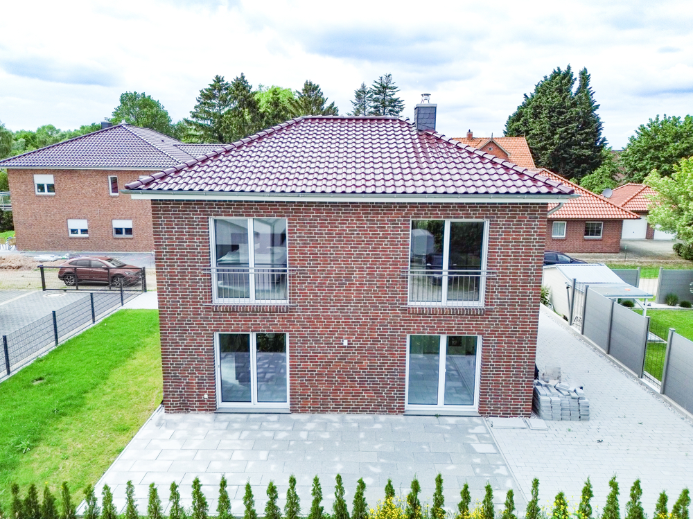 Rückansicht des Hauses