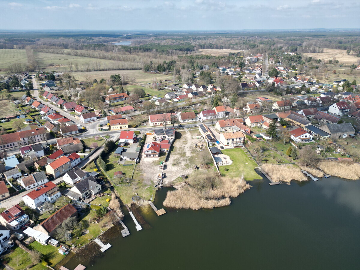 Luftbild vom Wasser