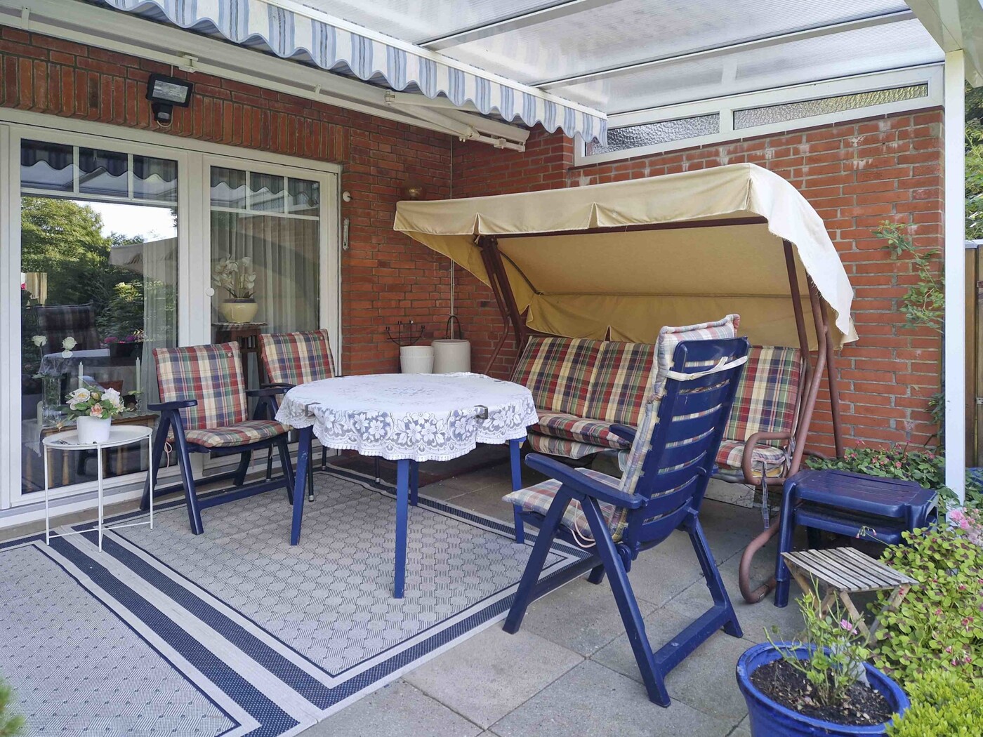 Überdachte Terrasse