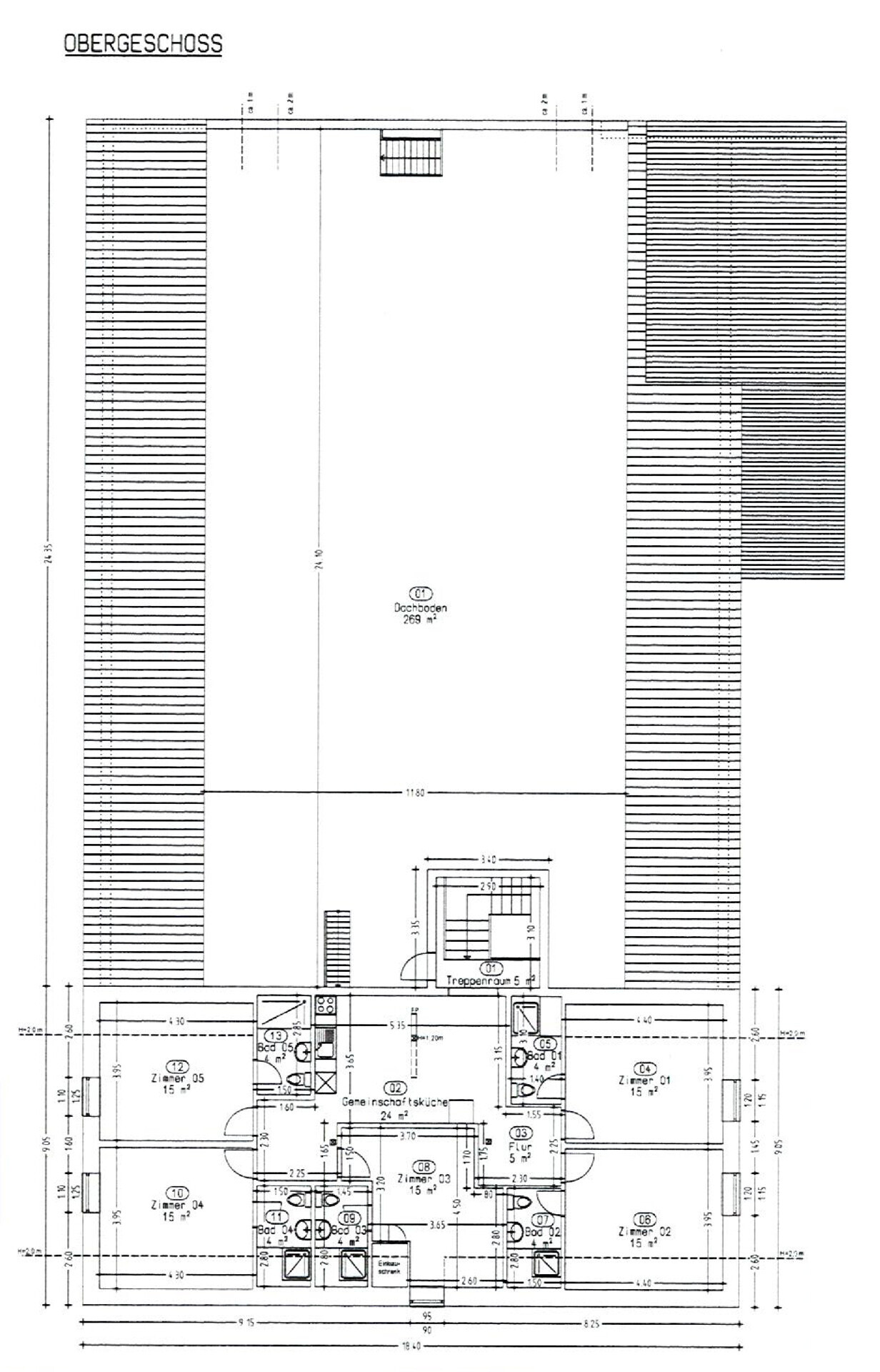 Grundriss Obergeschoss