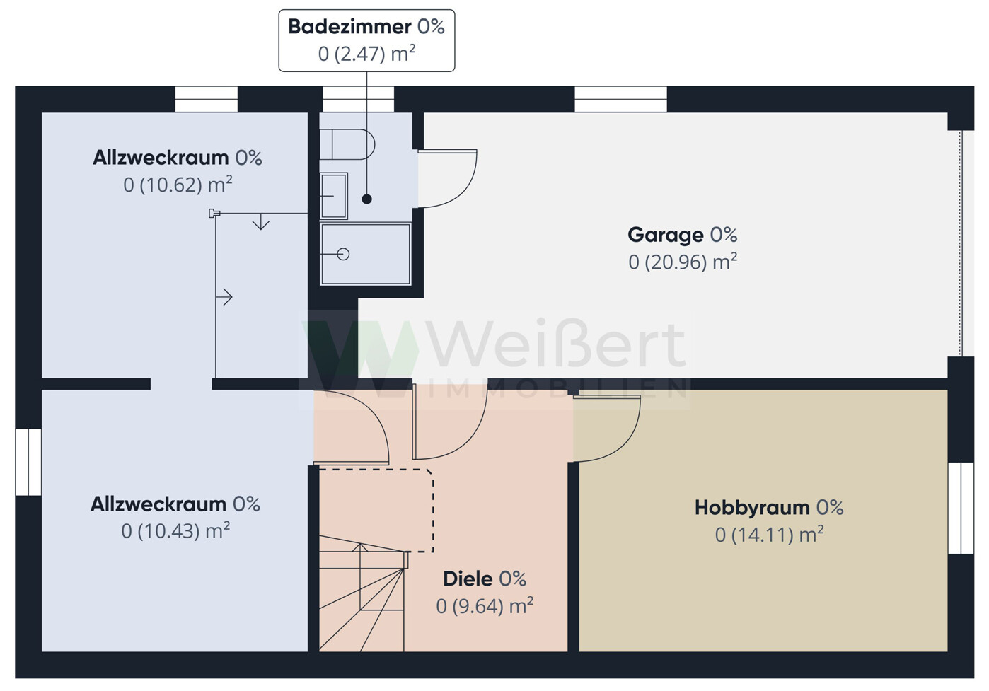 Grundriss EFH Keller