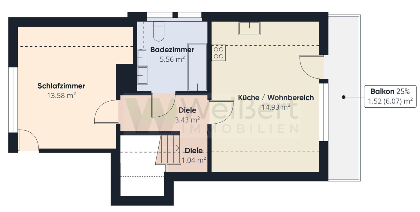 Grundriss EFH Dachgeschoss