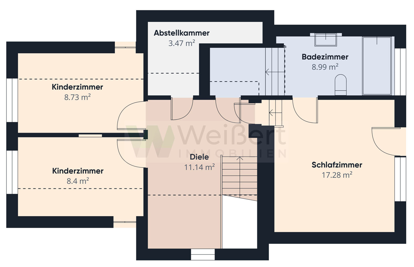 Grundriss EFH Dachgeschoss