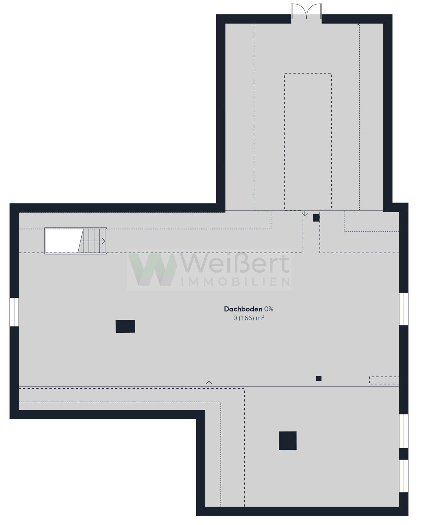 Grundriss Spitzboden