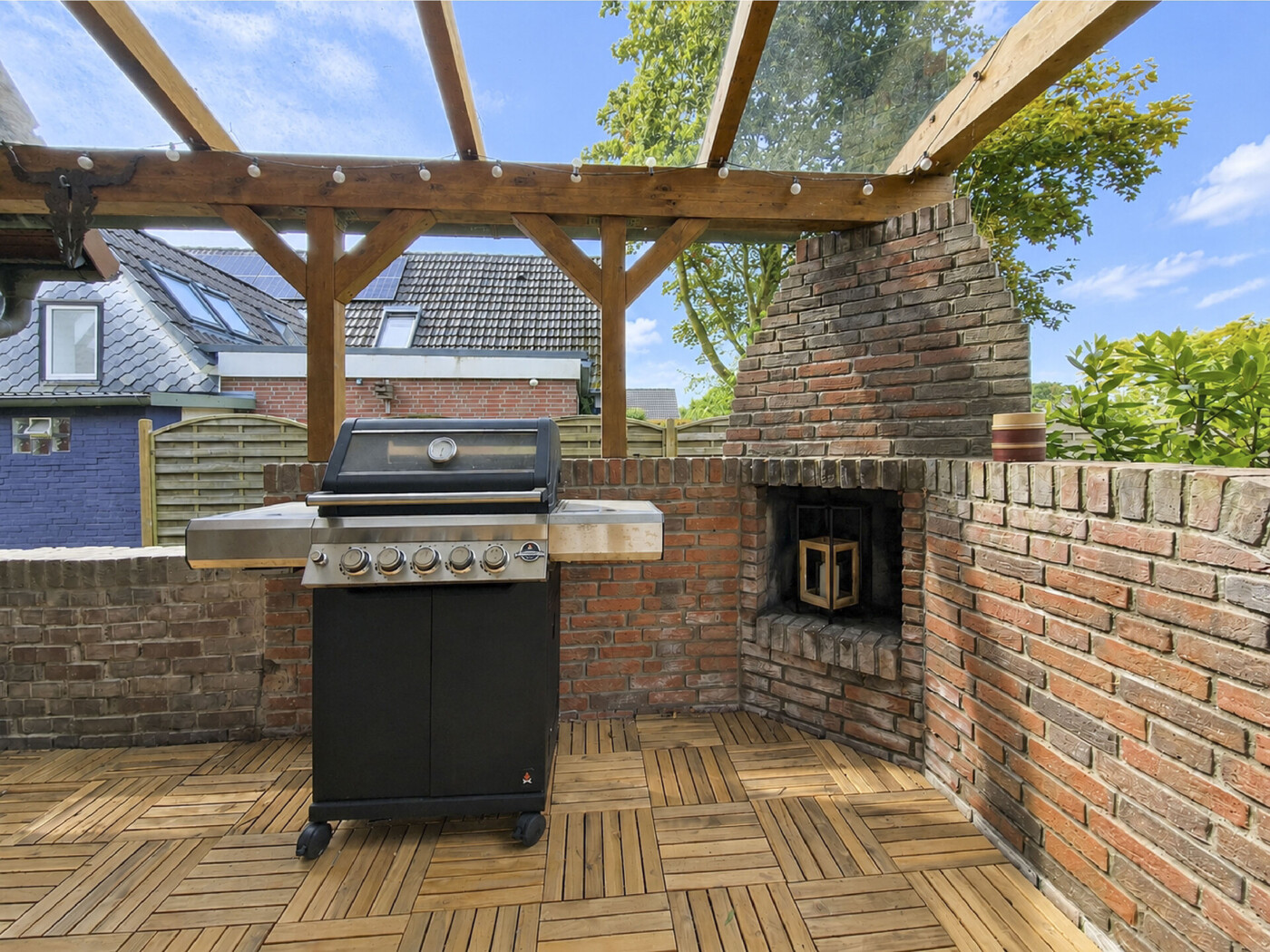 Überdachte Terrasse