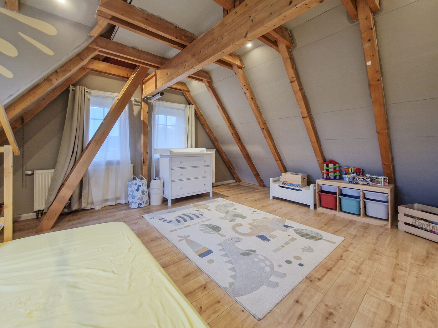 Kinderzimmer im Dachgeschoss