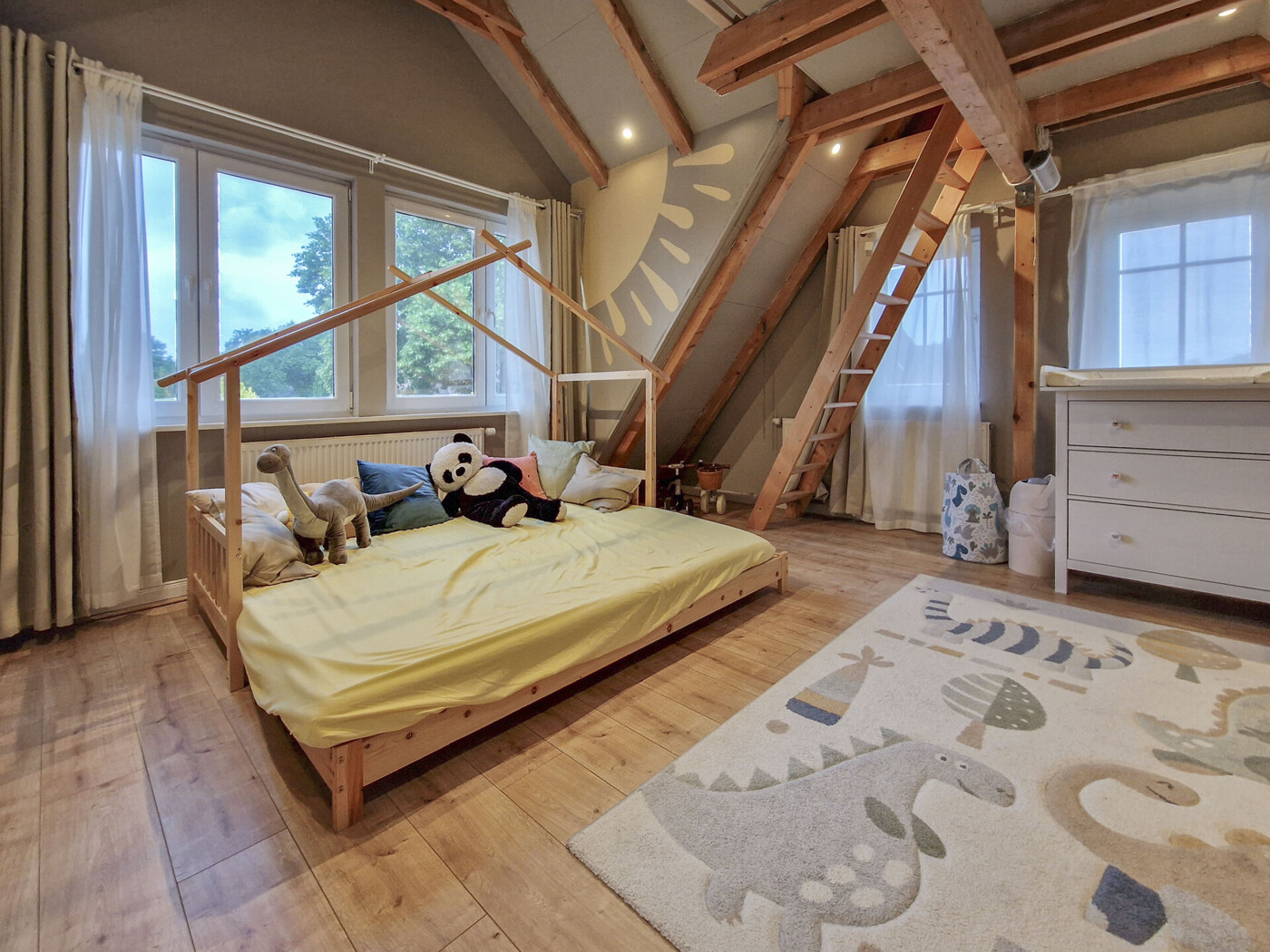 Kinderzimmer im Dachgeschoss