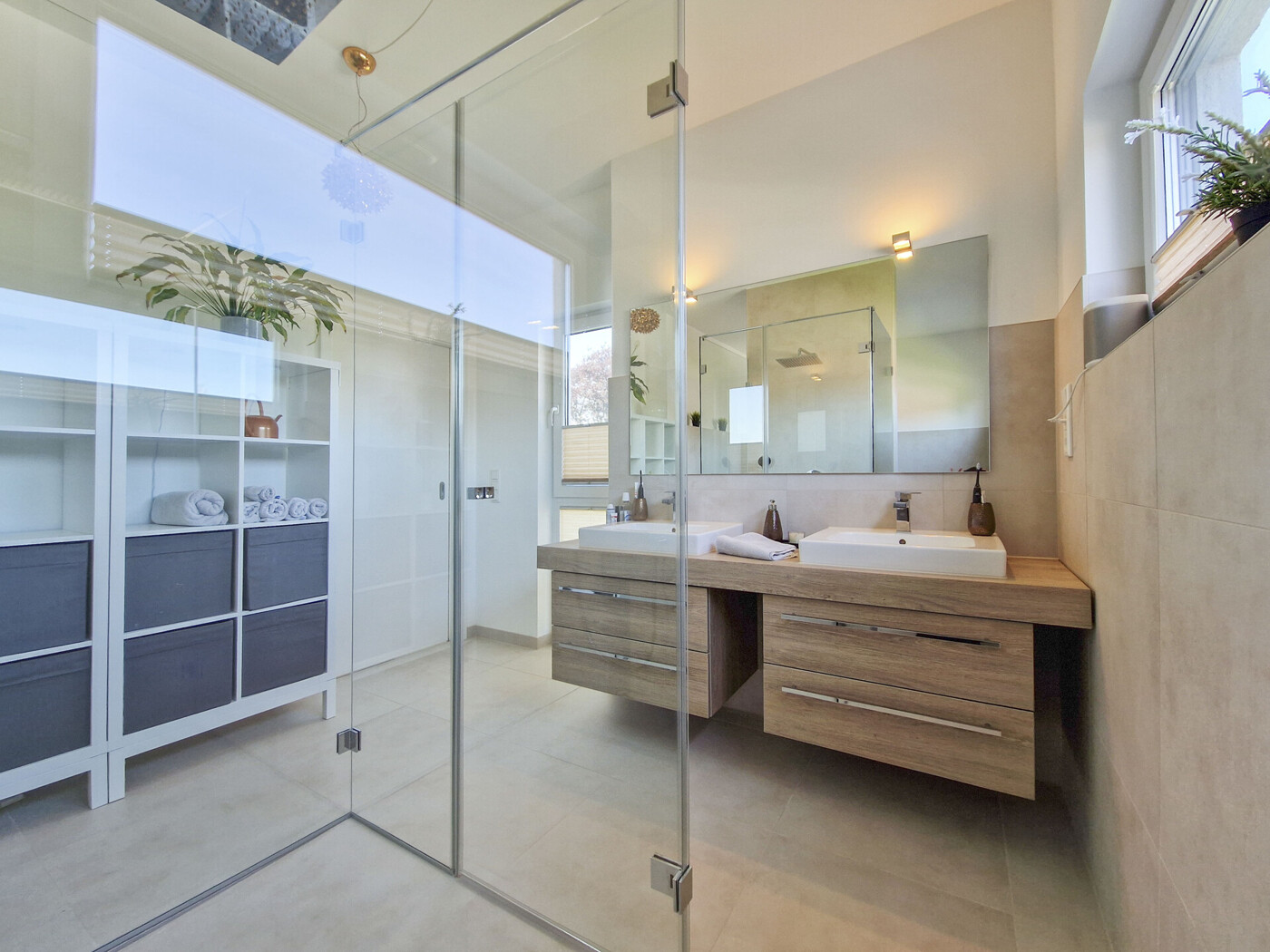 Badezimmer im Obergeschoss