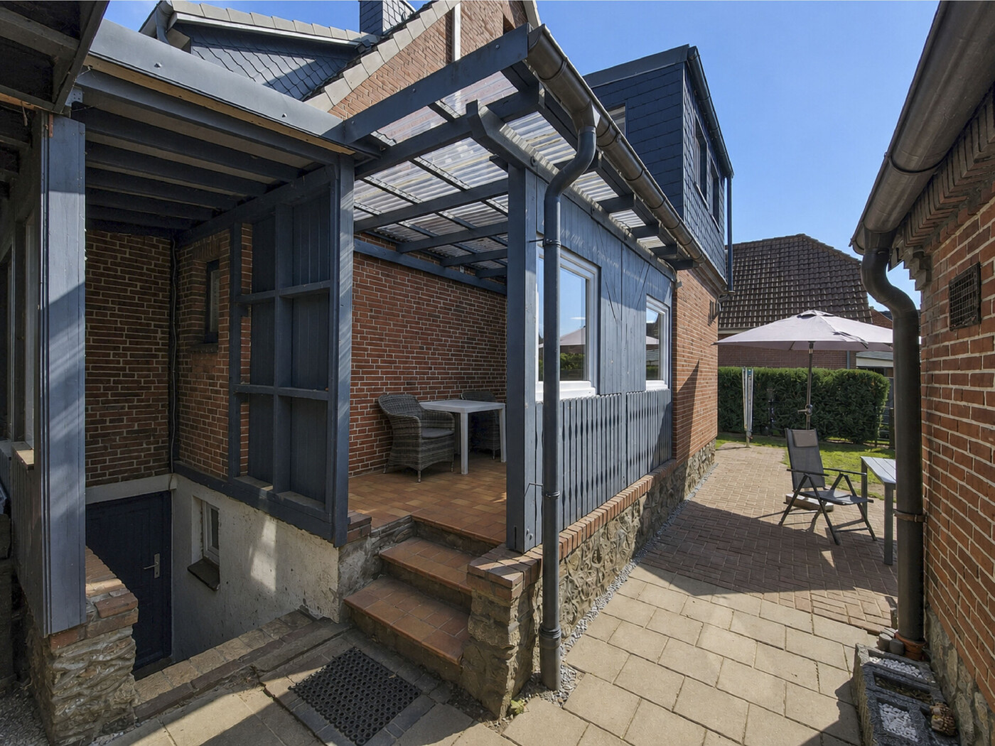 Überdachte Terrasse