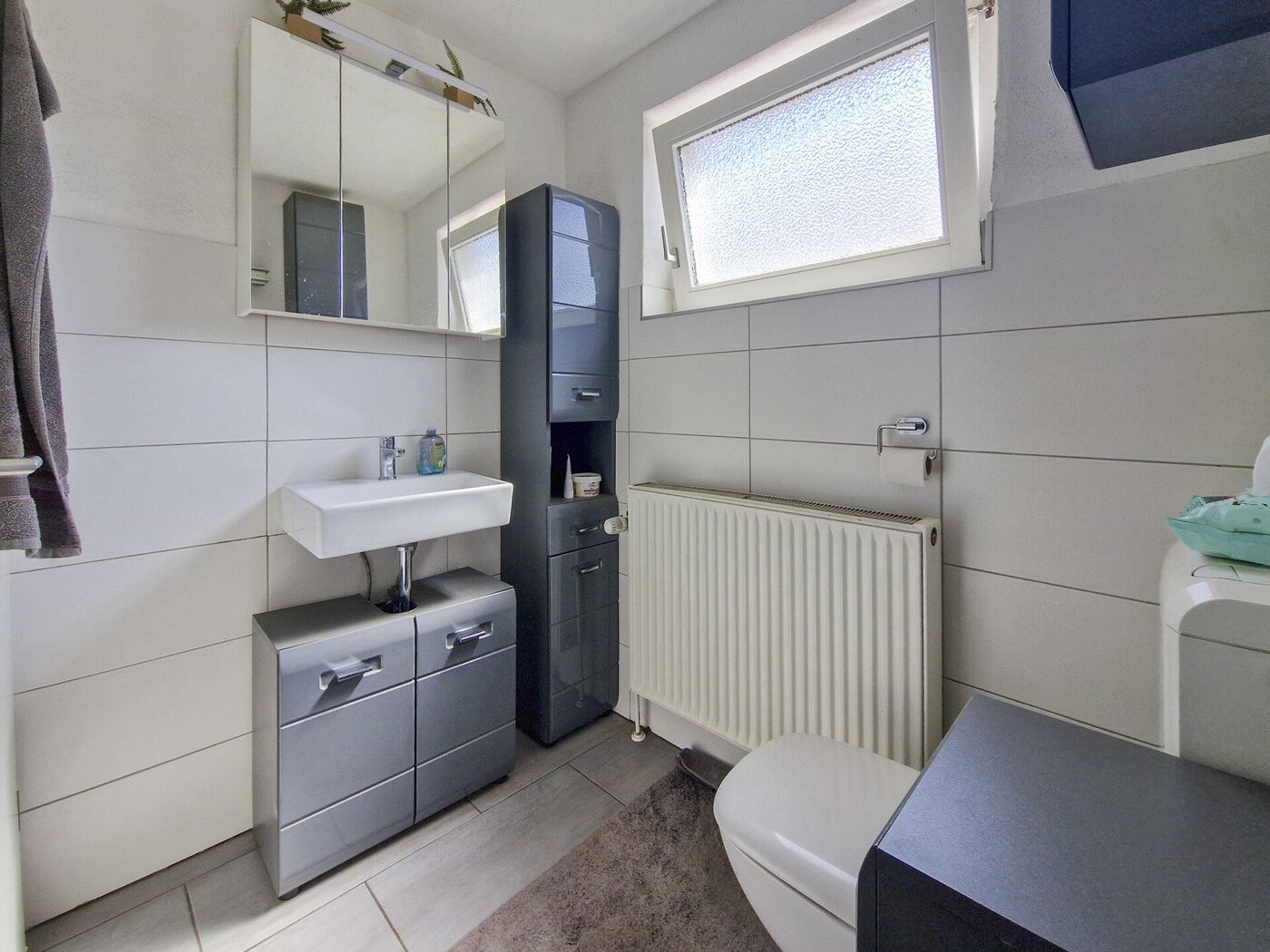 Badezimmer im Erdgeschoss