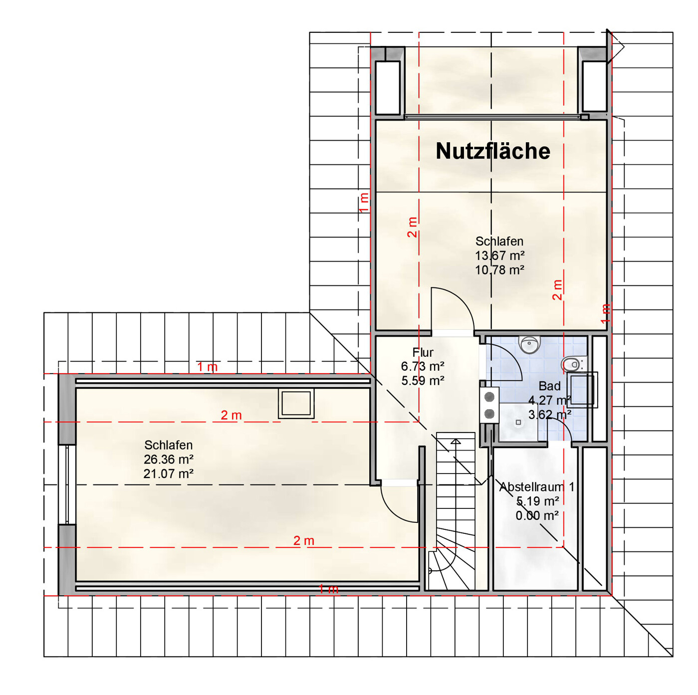 Grundriss Dachgeschoss