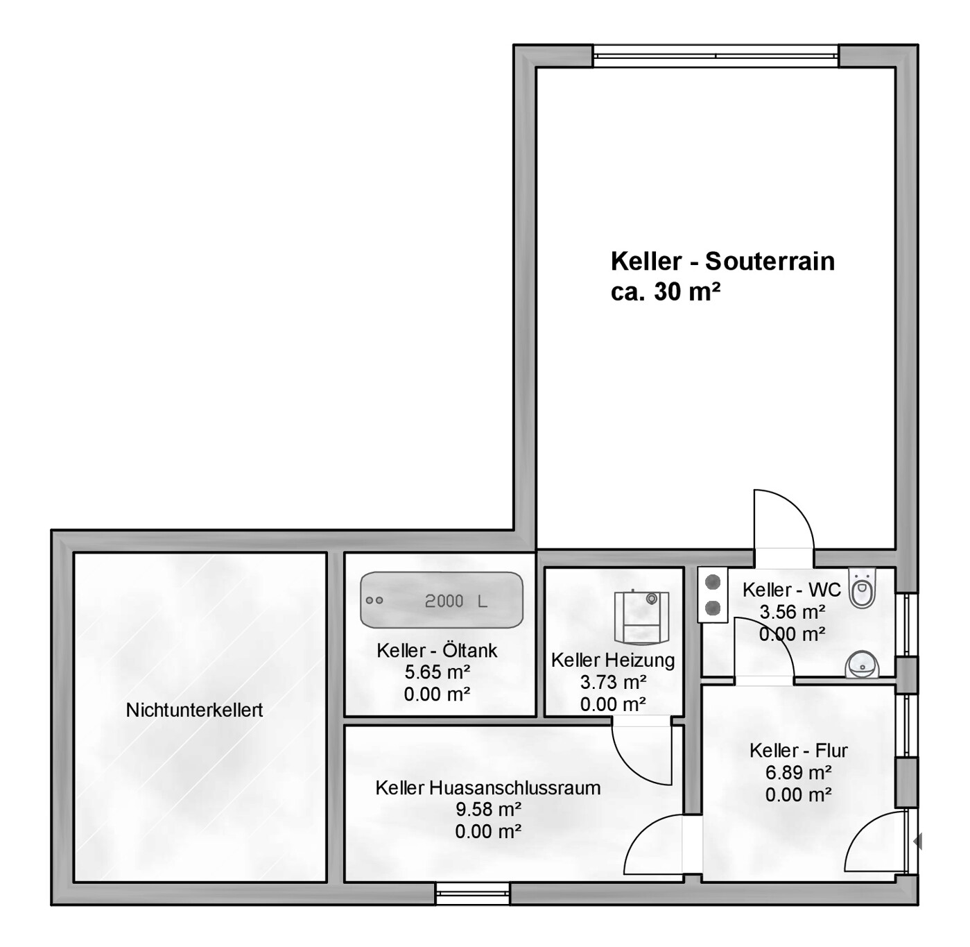 Grundriss Keller