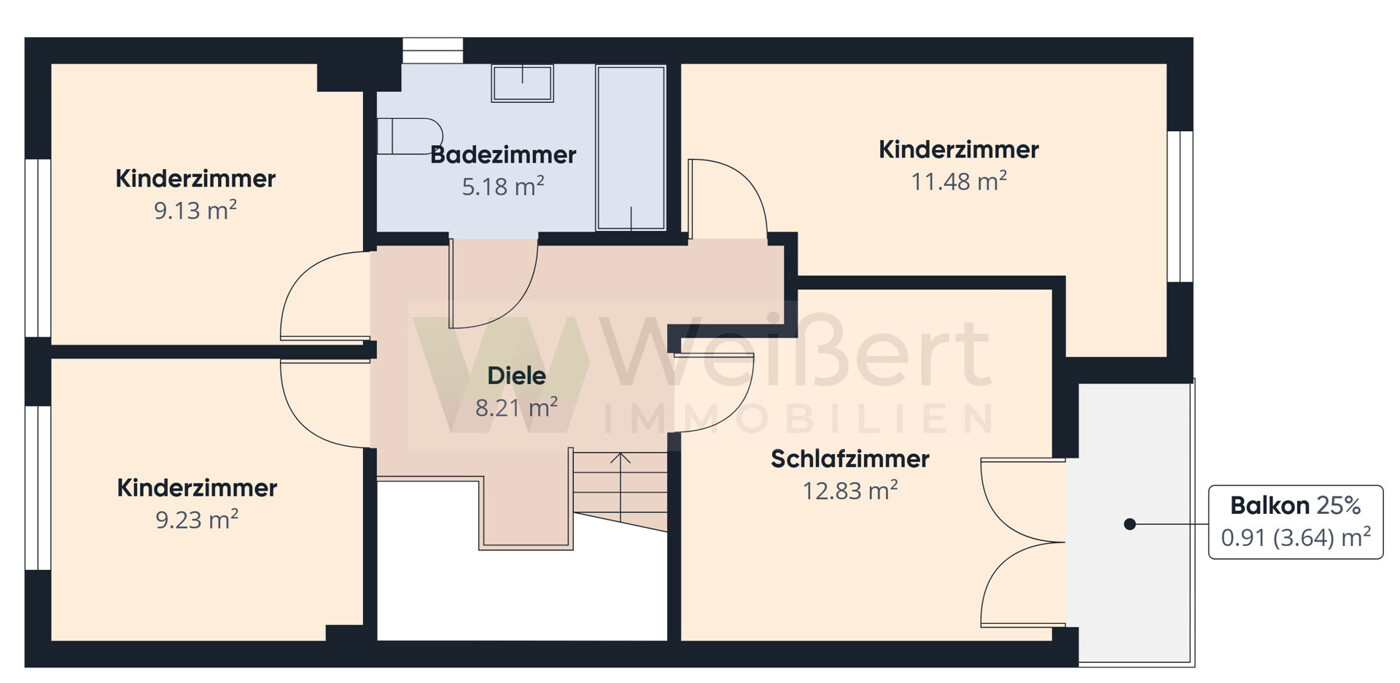 Grundriss Obergeschoss